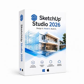 SketchUp Studio 2026 - BTW FACTUUR op eigen account, Computers en Software, Ontwerp- en Bewerkingssoftware, Verzenden, Nieuw, MacOS