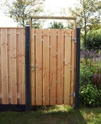 Douglas Poortdeur Geschaafd op Stalen Frame 90 x 190 cm, Tuin en Terras, Schuttingen, Nieuw