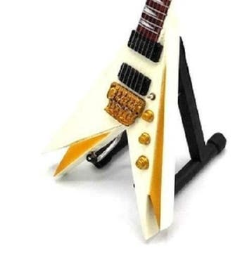 Miniatuur replica Jackson gitaar - Vinnie Vincent - KISS, Ophalen of Verzenden, Nieuw, Pop, Beeldje of Miniatuur