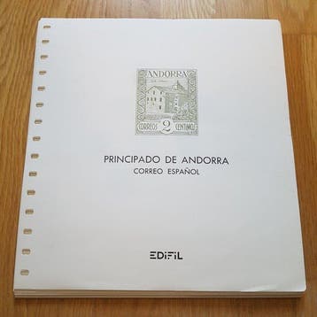 Spaanse Andorra 1928/1992 - Collectie met interessante, Gestempeld