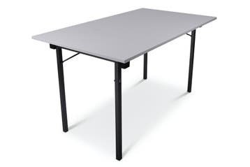 Inklapbare tafel recht | 140x80 | U-frame, Ophalen of Verzenden, Nieuw, Kunststof