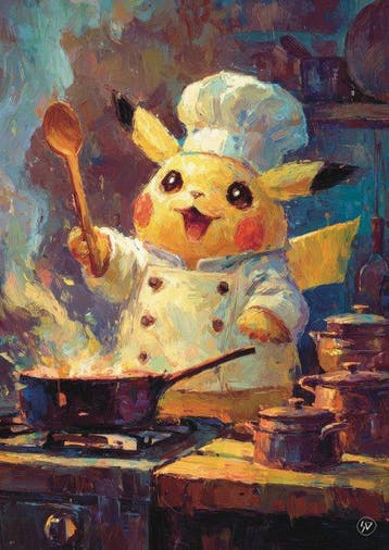SDIMART 1996 - Pikachu Best Pokémon Chef Limited Edition, Nieuw