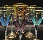 Artemisia - Wijnglas (6) - Kristal, goud 24 karaat - I, Antiek en Kunst