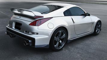 SK-Import Achter Bumper Polyester Nissan 350Z, Nieuw, Ophalen of Verzenden, Achter, Bumper
