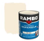 Rambo Pantserbeits Deur & Kozijn Dekkend RAL 9001 | Crèmewit, Verzenden, Wit, Nieuw, Beits