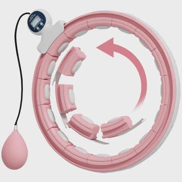 Verstelbare Fitness Hula Hoop met Massagepunten en Digitale, Verzenden, Nieuw