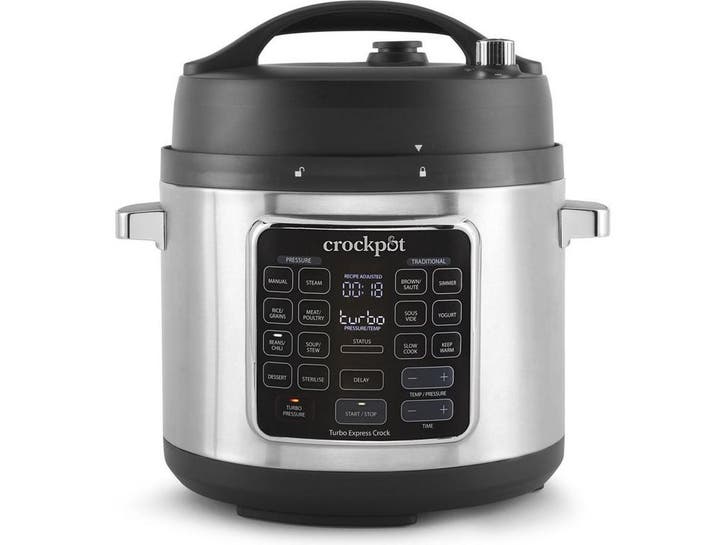 CrockPot Turbo Express CSC062X - Multicooker 14-in-1 - 5,6L, Witgoed en Apparatuur, Slowcookers, Zo goed als nieuw, Verzenden