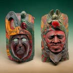 Decoratief ornament - Groot - 38 cm - Mexico - Azteekse