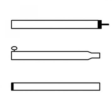 Campking Extra Dakligger 28/25mm 170-250cm Premium, Caravans en Kamperen, Ophalen of Verzenden, Nieuw