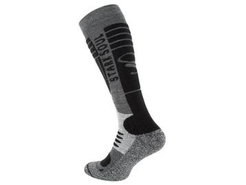Skisokken - Snowboardsokken - Grijs/Zwart, Kleding | Heren, Sokken en Kousen, Verzenden, Nieuw