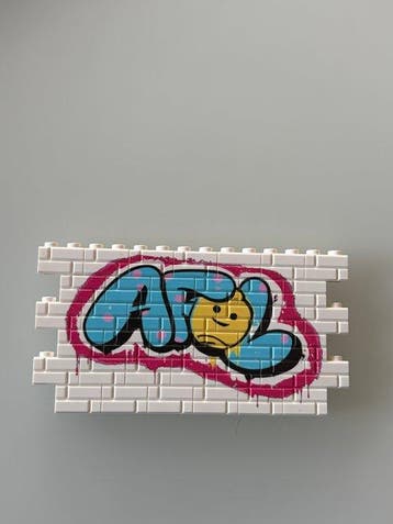 Lego Stenen - Lego Classic wall art print pattern, Nieuw