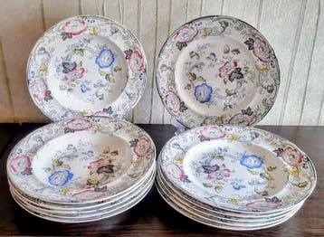 Francis Morley - Tafelservies (12) - California - Aardewerk
