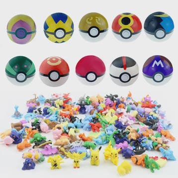 Set van 24 Pokemon Figuren - Diverse Stijlen, 2-3cm - Pikach, Verzenden, Nieuw
