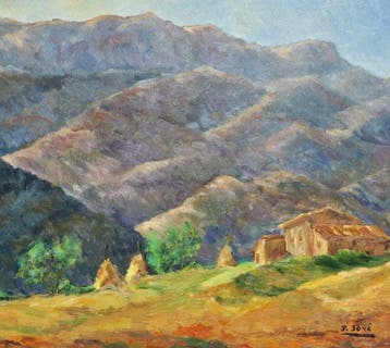 Jordi Jové (1937) - Casa entre montañas - NO RESERVE