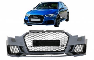 Voorbumper Audi A3 8V 2015-2018 RS3-Look Hatchback &, Ophalen of Verzenden, Nieuw