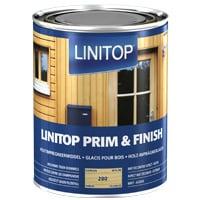 Linitop Prim & Finish - Kleurloos - 1 liter (Linitop Beits), Overige kleuren, Nieuw, Beits, Ophalen of Verzenden