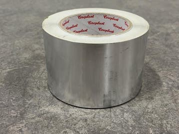 Veiling - 5x Coroplast aluminium tape - papier (75mm × 50m), Nieuw