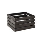 GGM Gastro | Houten krat SUPERBOX - zwart - 350x290mm - |, Verzenden