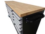 Gereedschapswagen Werkbank 72 Inch Zwart - Burg Onderdelen, Ophalen of Verzenden, Nieuw