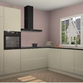 Magnolia hoogglans keuken Kazan 119844, Huis en Inrichting, Verzenden, Nieuw