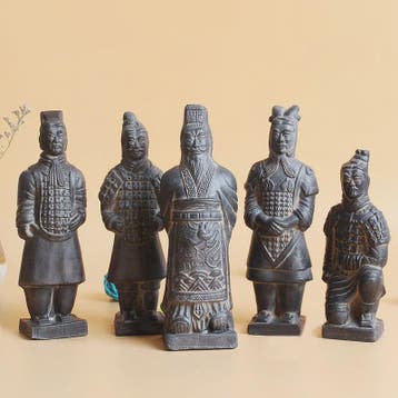 Terracotta Soldaat Beeldje - Qin Dynastie Stijl Woondecorati, Verzenden