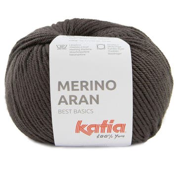 Katia Merino Aran - 95 donkerbruin - Merinogaren, Ophalen of Verzenden, Nieuw