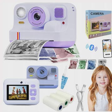 Direct Print Kinder Camera - 1080P FHD Digitale Camera met S, Verzenden, Nieuw