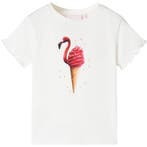 vidaXL Kindershirt 104 ecru, Verzenden, Nieuw