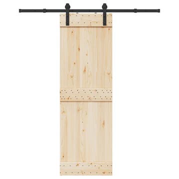 vidaXL Doos met onderdelen voor schuifdeur 183 cm staal, Verzenden, Nieuw