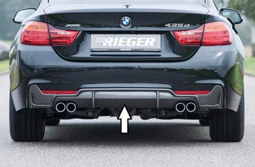 Rieger diffuser | geschikt voor BMW 4-Serie F32 / F33 / F36, Verzenden, Nieuw, BMW