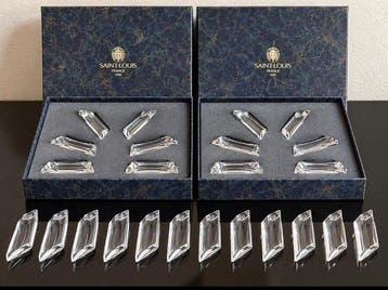 Messensteun (12) - Kristal - Saint-Louis – Set van 12 C