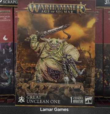 Maggotkin of Nurgle Great unclean one (Warhammer Age of, Hobby en Vrije tijd, Ophalen of Verzenden, Nieuw