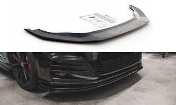Voorspoiler Volkswagen Golf 7 GTI TCR Maxton Glans Zwart, Ophalen of Verzenden, Nieuw