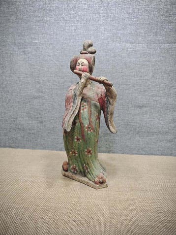 Oud Chinees, Tang-dynastie Keramiek Keramische muzikante -