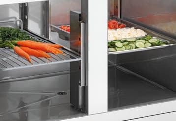 Bartscher Mini-koelwerkbank 900T2 | 260L | 2 Deuren | 0°C/+1, Ophalen of Verzenden, Nieuw