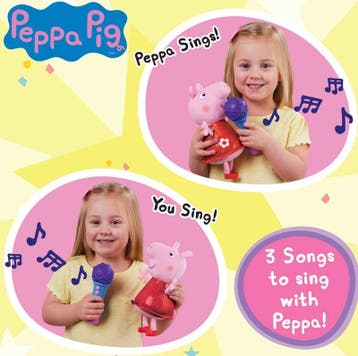 Smooshzees Peppa Pig speelgoed zing van €25,99 voor €13,00, Ophalen of Verzenden, Nieuw