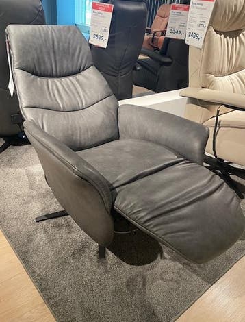 Easy swing 7051 Relaxfauteuil, Ophalen, Zo goed als nieuw, Leer