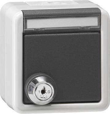 Gira IP44 Buiten SCHUKO Stopcontact Met Vergrendelbare, Verzenden, Nieuw, Overige typen