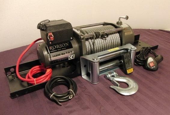 Winch, lier, Jeeplier 16800lbs 7.6T 24V met vele accessoires, Auto diversen, Overige Auto diversen, Ophalen of Verzenden