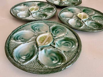 Art Deco Barbotine - Oesterservies - Exclusieve Art Deco