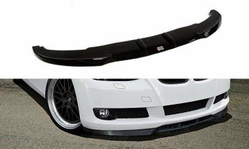 Front spoiler glanzend zwart passend voor BMW 3 serie E92..., Verzenden, Nieuw