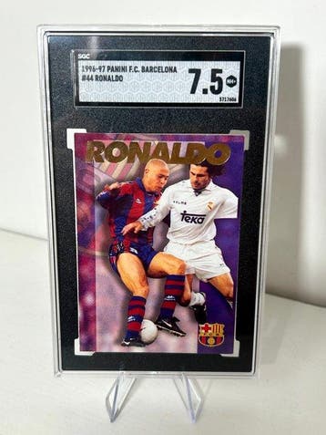 1996/97 Panini Ronaldo Nazário - SGC 7.5 Graded card, Nieuw