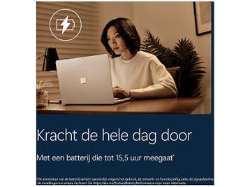 Microsoft - Surface Laptop - 15 inch - Platinum, Beeldschermdiagonaal (cm/inch)->38.1 cm / 15 inch, Verzenden, Snapdragon X2 Plus X2P-64-100