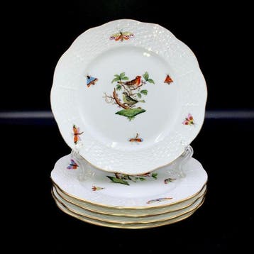 Herend - Exquisite Set of 5 Plates (16,5 cm) - Rothschild