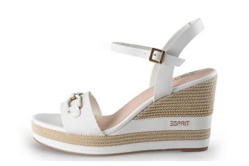 Esprit Sleehakken in maat 41 Wit, Kleding | Dames, Verzenden, Wit, Zo goed als nieuw, Schoenen met hoge hakken