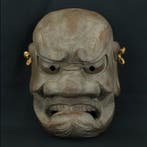 Noh masker - Hout - Kishin Mask (Zonder minimumprijs)