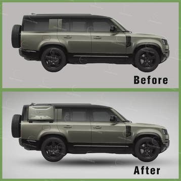 Opbergbox voor Land Rover Defender 110 - Dakmontage met slot, Verzenden, Nieuw