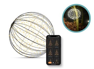 FlinQ Slimme Lichtbol Kerstverlichting Ø60 cm - Buiten &, Verzenden, Nieuw