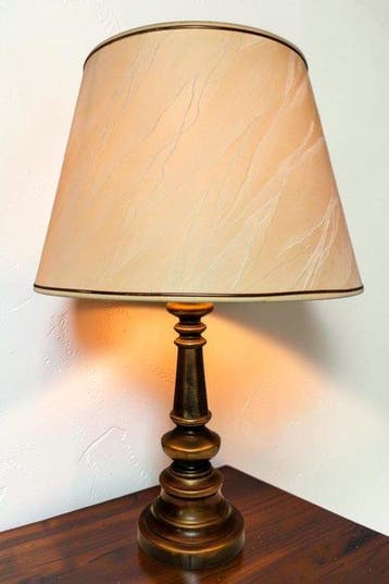 Tafellamp - Glamour XL Hollywood Regency Lamp - Koper