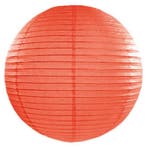 Luxe bol vorm party lampion oranje dia 50 cm - Lampionnen, Verzenden, Nieuw